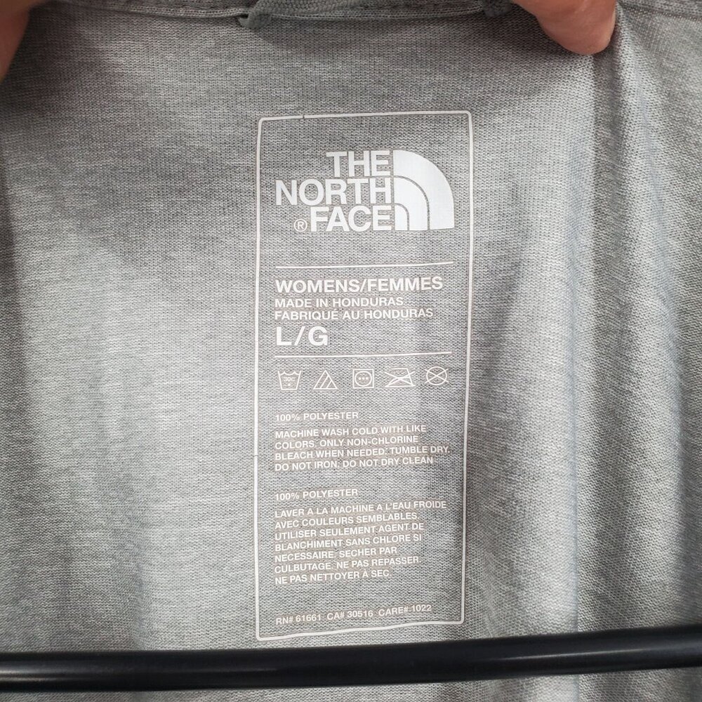 The North Face Moisture Wicking V Neck Short Sleeve Shirt Top Women Size Large - Picture 3 of 9